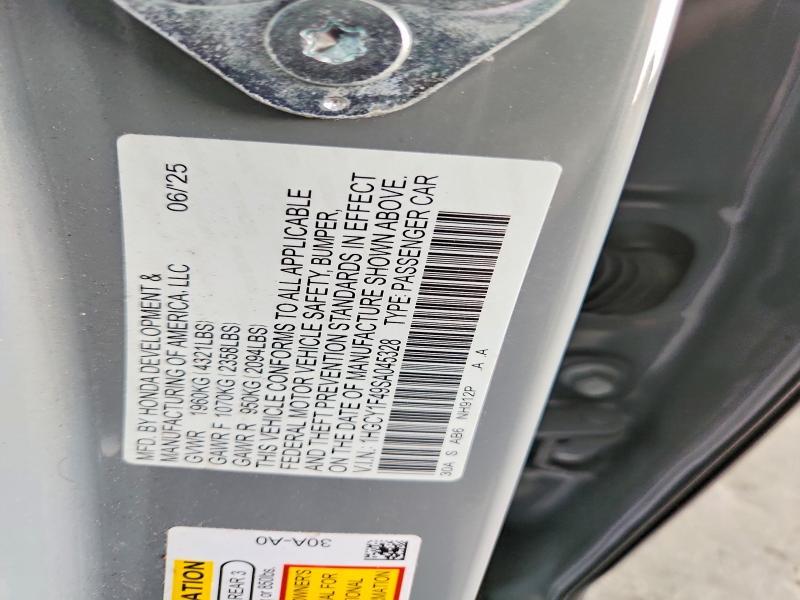 2025 HONDA ACCORD SE — Фото 13 из 13