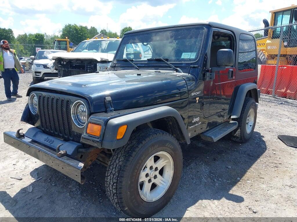 1J4FA49S74P732295 2004 JEEP WRANGLER photo no. 2