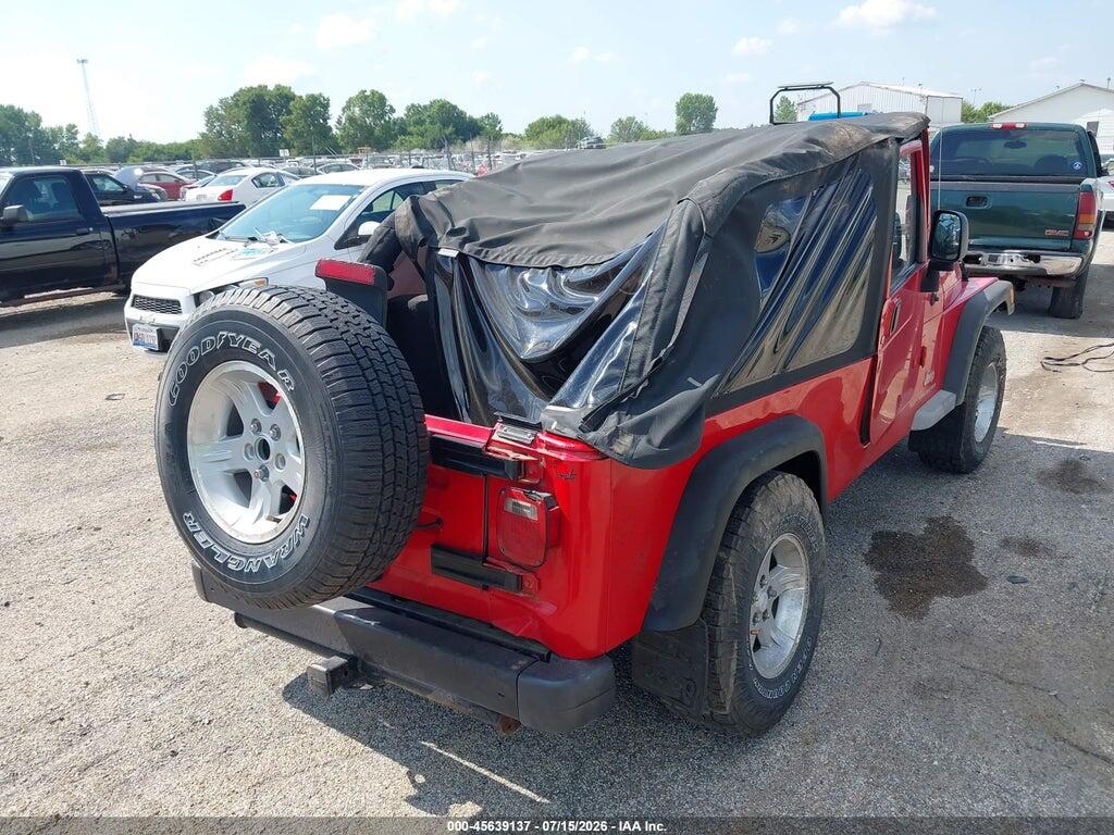 1J4FA49S04P754171 2004 JEEP WRANGLER photo no. 4