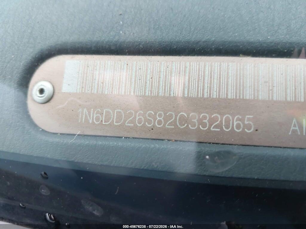 1N6DD26S82C332065 2002 NISSAN FRONTIER photo no. 9