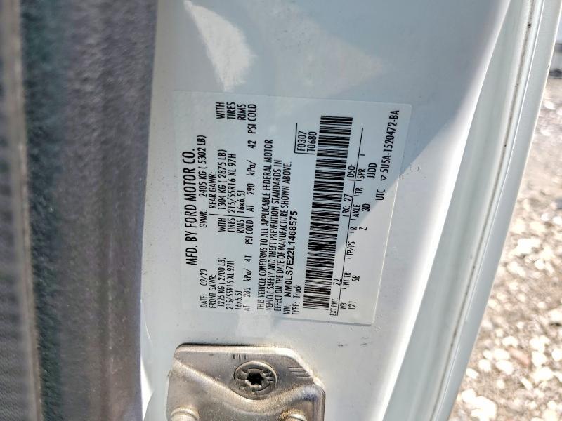 2020 FORD TRANSIT CONNECT XL — Фото 13 из 13