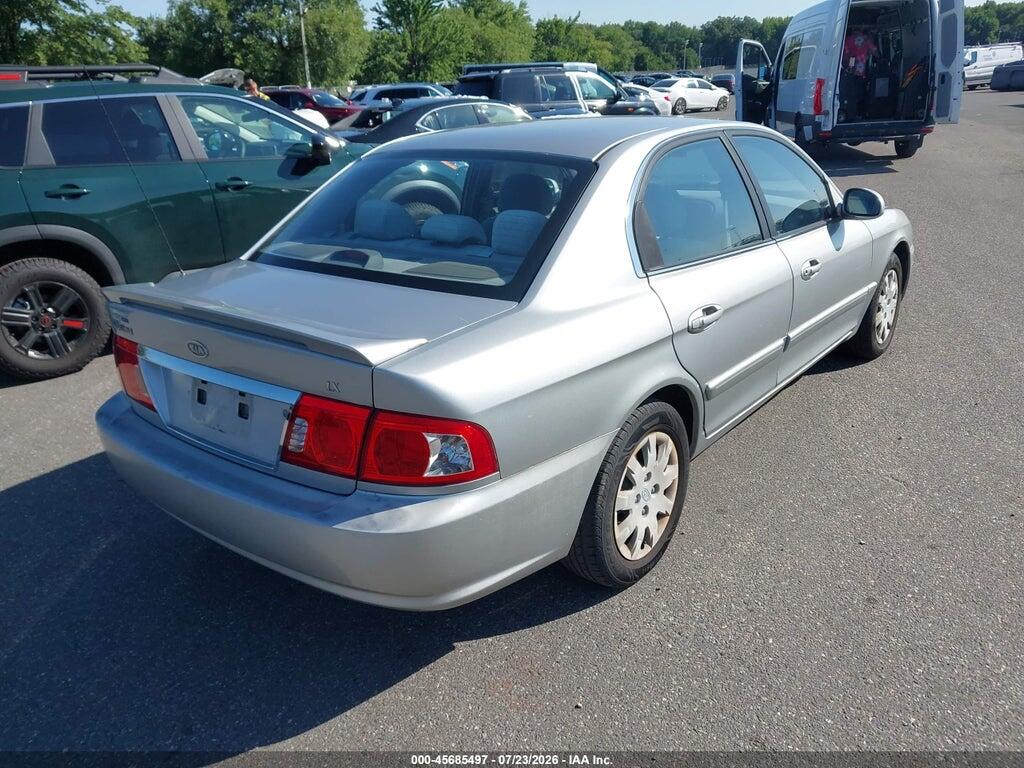 KNAGD126645333271 2004 KIA OPTIMA photo no. 4