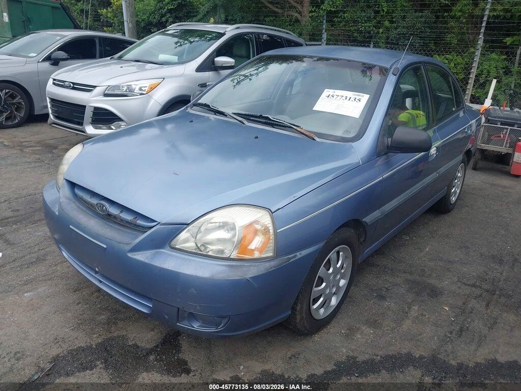 KNADC125546282885 2004 KIA RIO photo no. 2