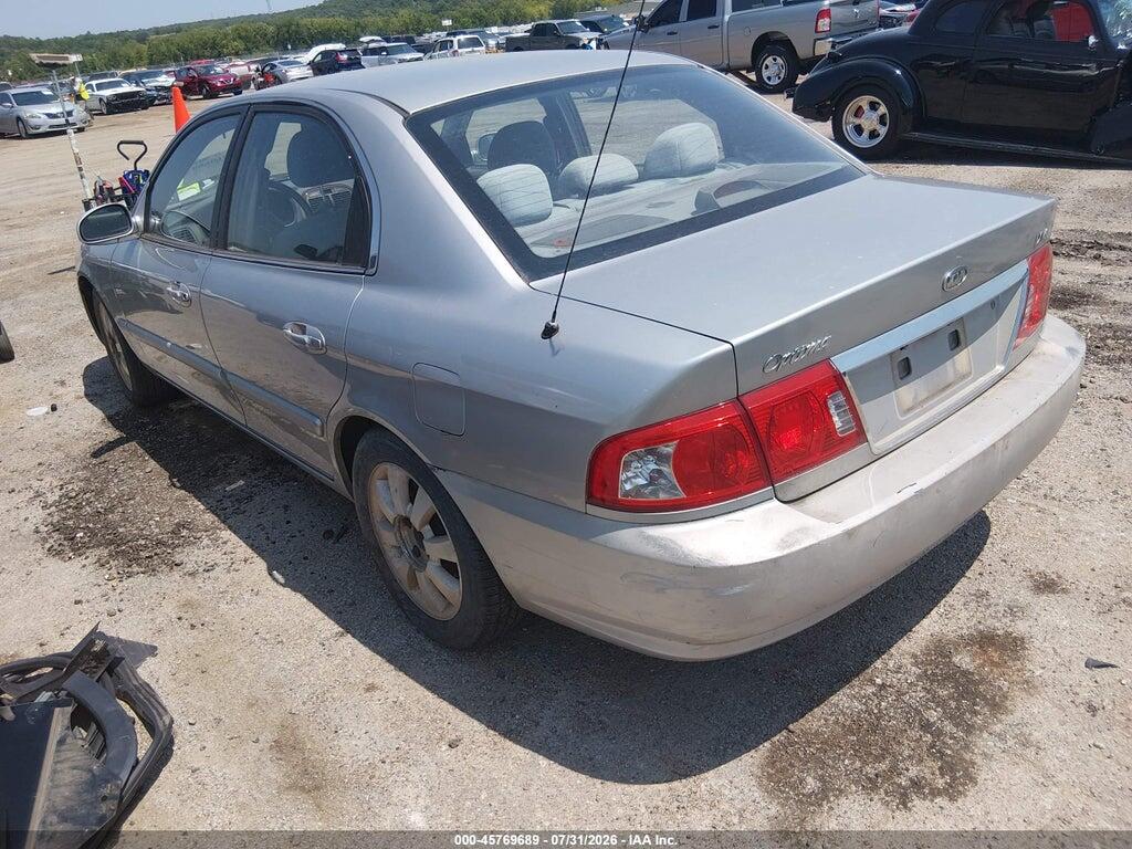 KNAGD128445332153 2004 KIA OPTIMA photo no. 3