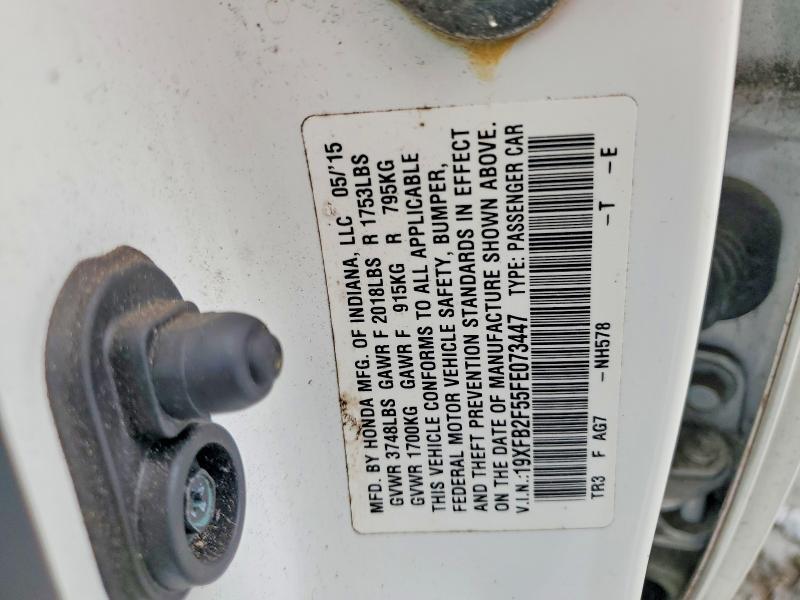 19XFB2F55FE073447 2015 HONDA CIVIC photo no. 12