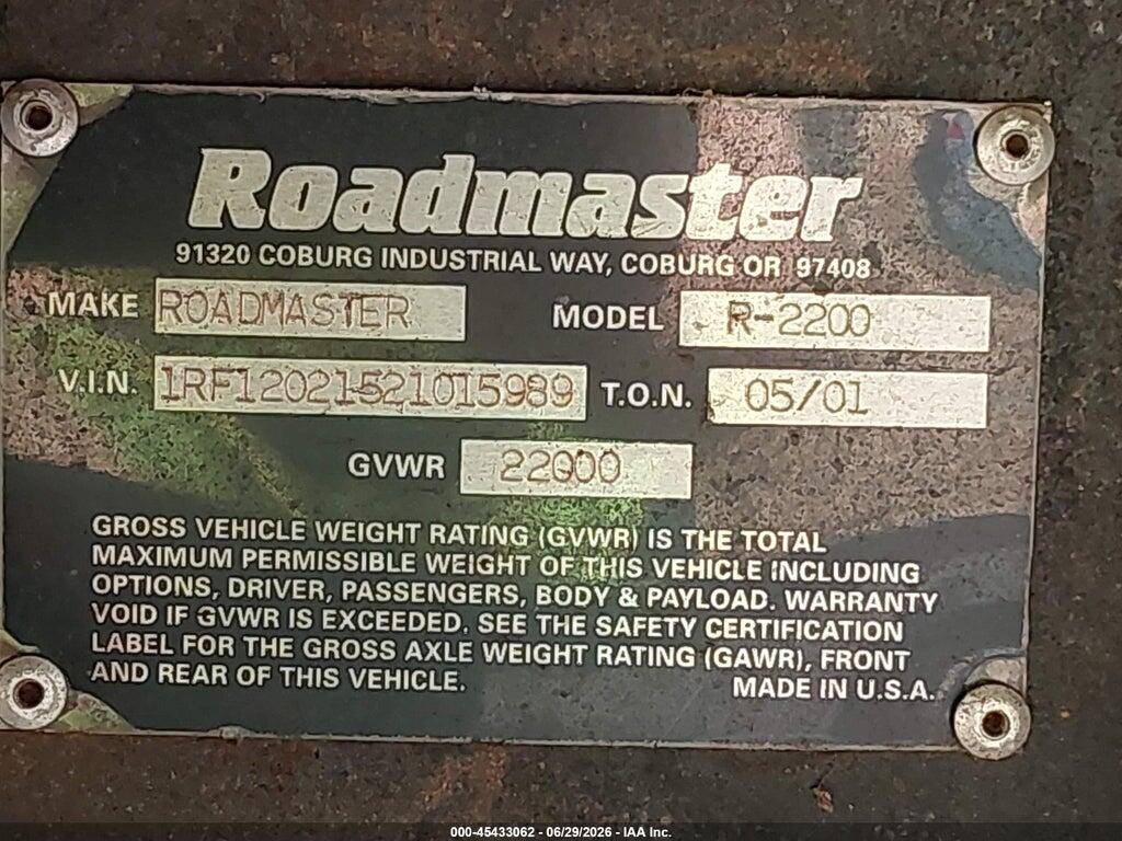 1RF12021521015989 2002 ROADMASTER RAIL EXECUTIVE SIGNATURE photo no. 9