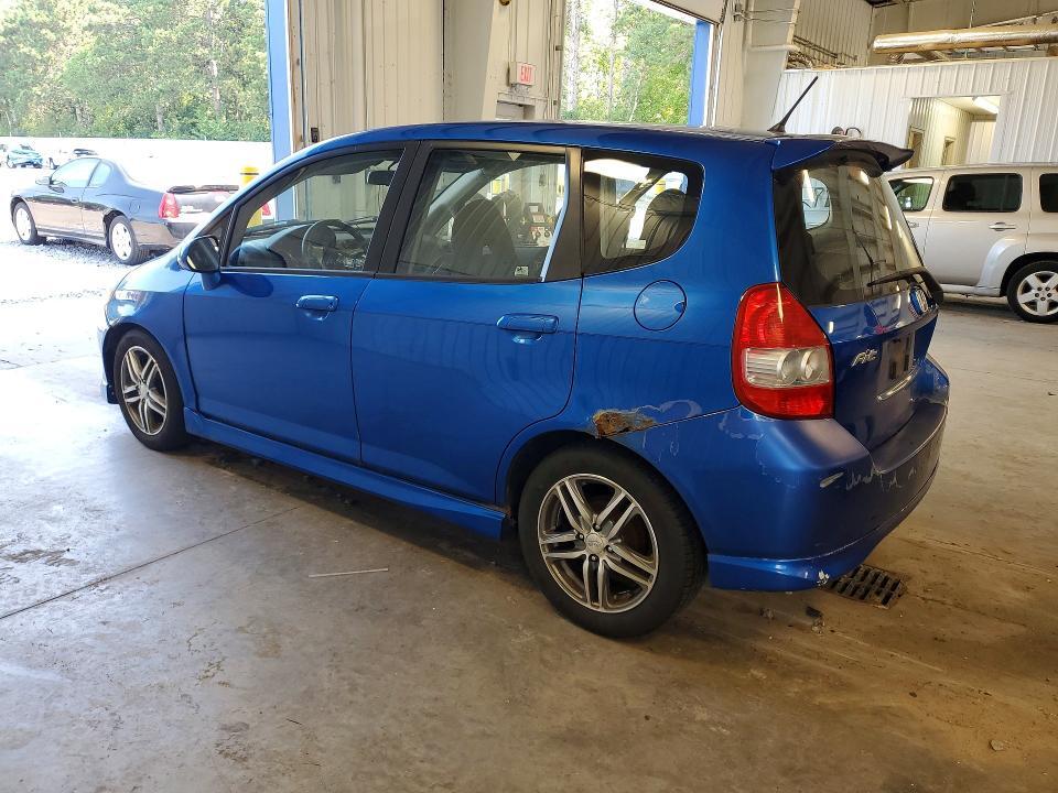 JHMGD38607S053453 2007 HONDA FIT photo no. 2