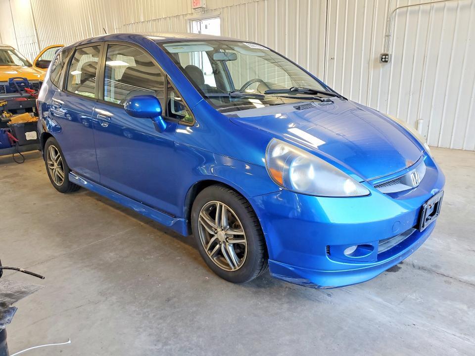 JHMGD38607S053453 2007 HONDA FIT photo no. 4