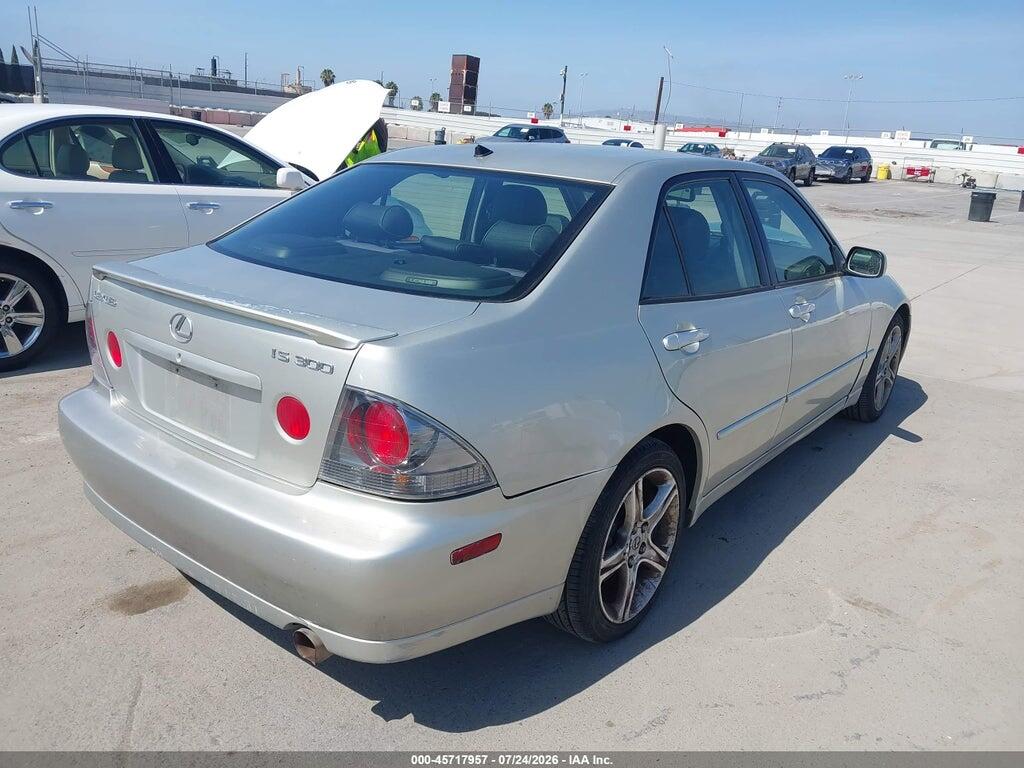 JTHBD192240082874 2004 LEXUS IS 300 photo no. 4