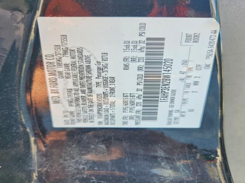 1FAHP3EN2BW145020 2011 FORD FOCUS photo no. 12
