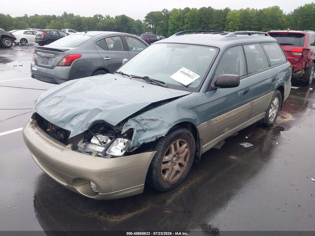 4S3BH675927660232 2002 SUBARU OUTBACK photo no. 2