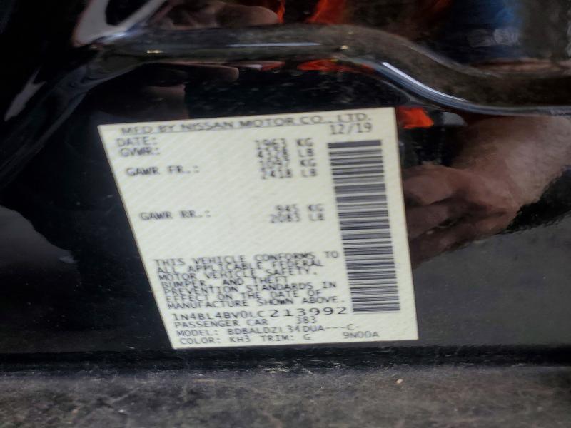 1N4BL4BV0LC213992 2020 NISSAN ALTIMA photo no. 12