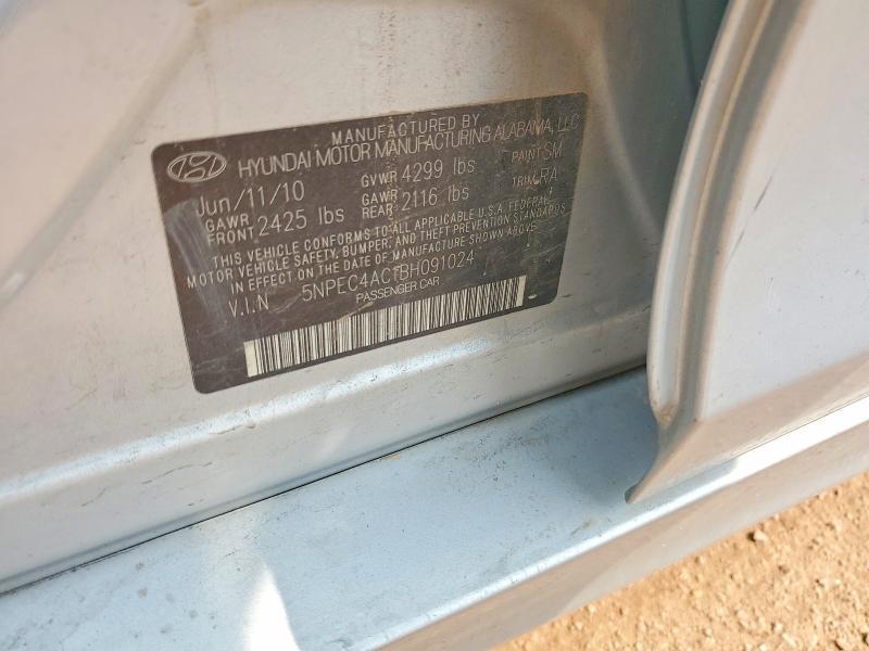 5NPEC4AC1BH091024 2011 HYUNDAI SONATA photo no. 12