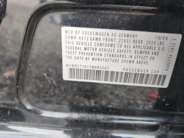 WVWDS71K17W093347 2007 VOLKSWAGEN RABBIT photo no. 12