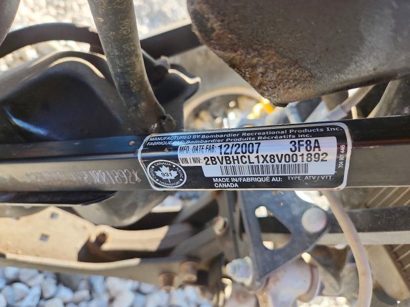 2BVBHCL1X8V001892 2008 CAN-AM DS photo no. 10