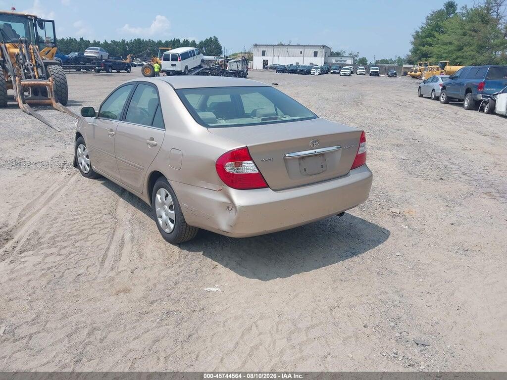 4T1BE32K72U065736 2002 TOYOTA CAMRY photo no. 3