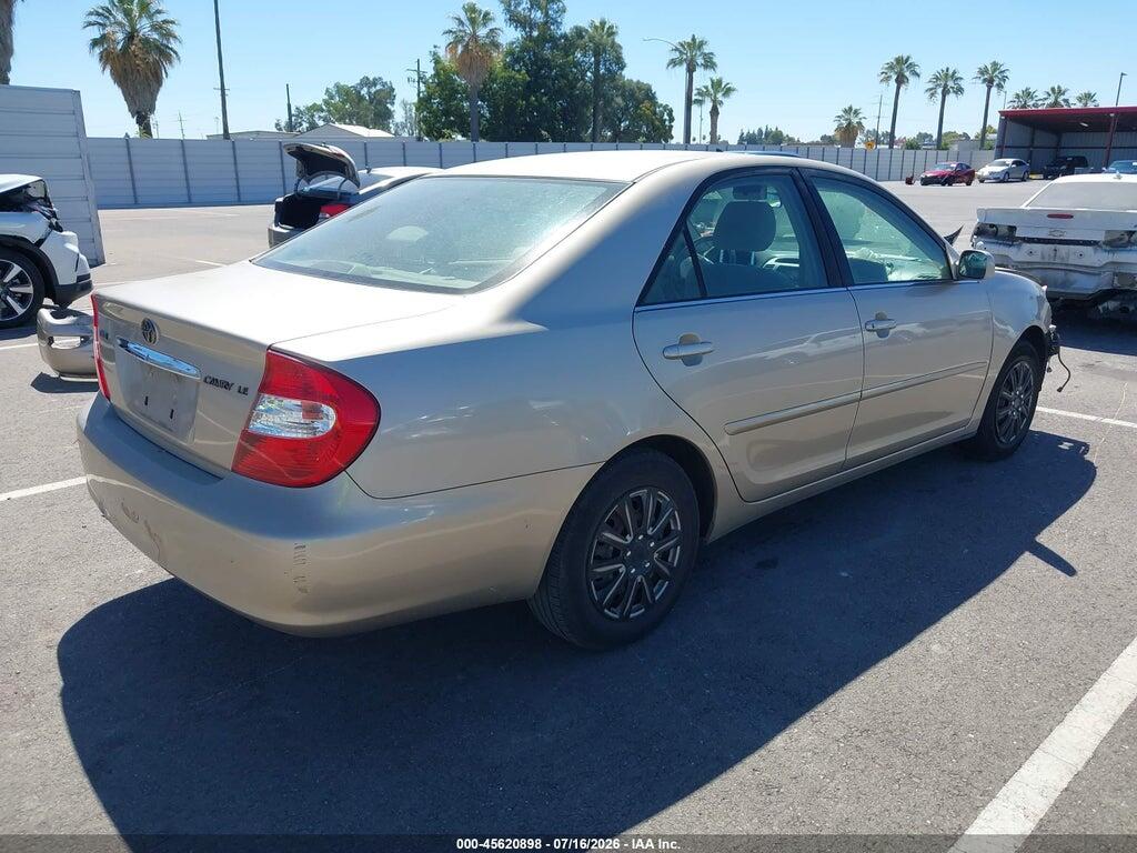 JTDBE30K020125774 2002 TOYOTA CAMRY photo no. 4