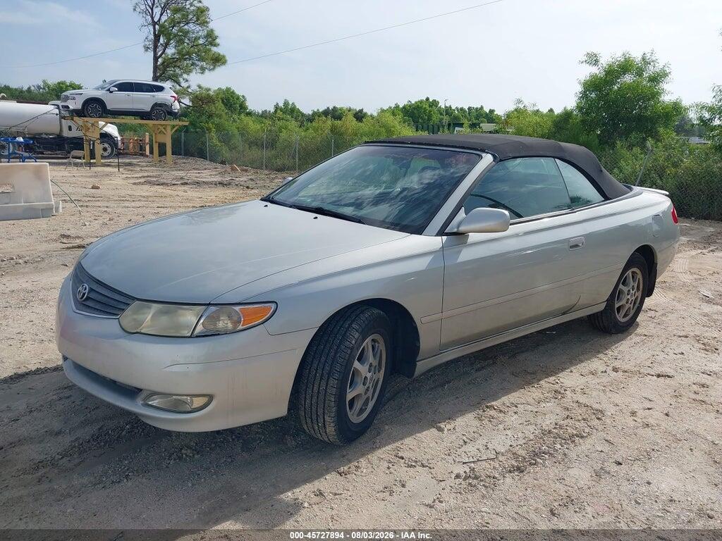 2T1FE22P32C002030 2002 TOYOTA CAMRY SOLARA photo no. 2