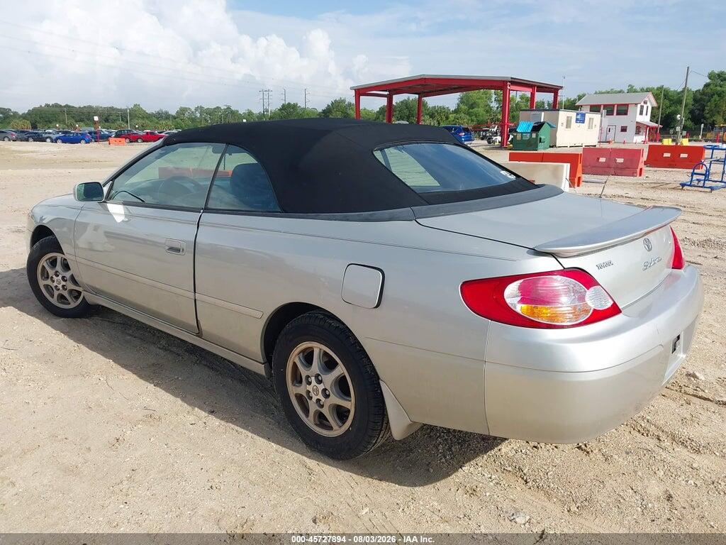 2T1FE22P32C002030 2002 TOYOTA CAMRY SOLARA photo no. 3
