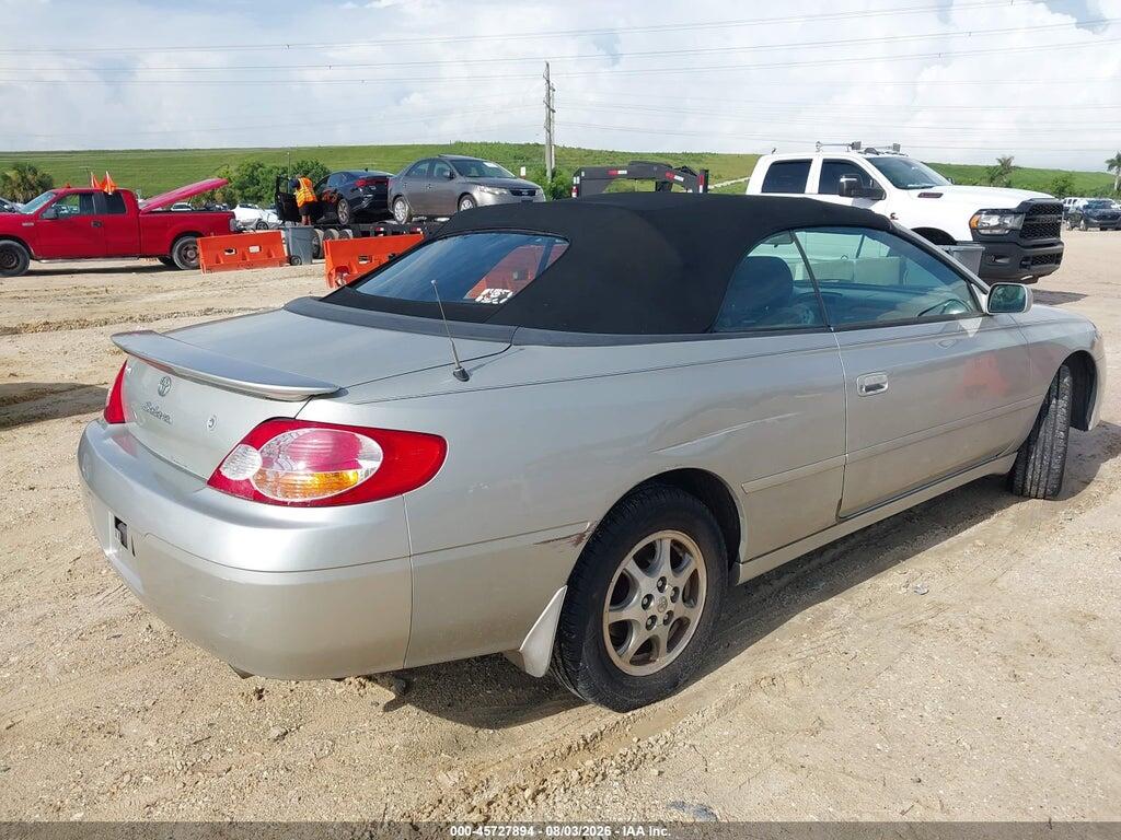 2T1FE22P32C002030 2002 TOYOTA CAMRY SOLARA photo no. 4