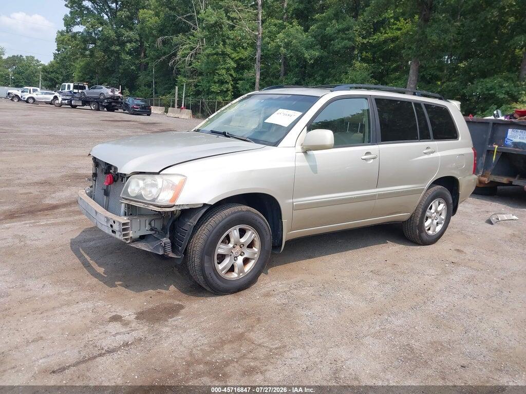 JTEHF21A720051398 2002 TOYOTA HIGHLANDER photo no. 2