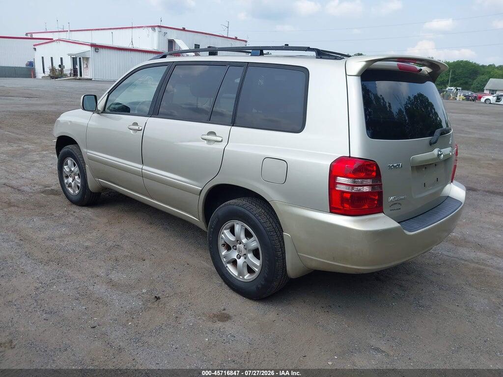 JTEHF21A720051398 2002 TOYOTA HIGHLANDER photo no. 3