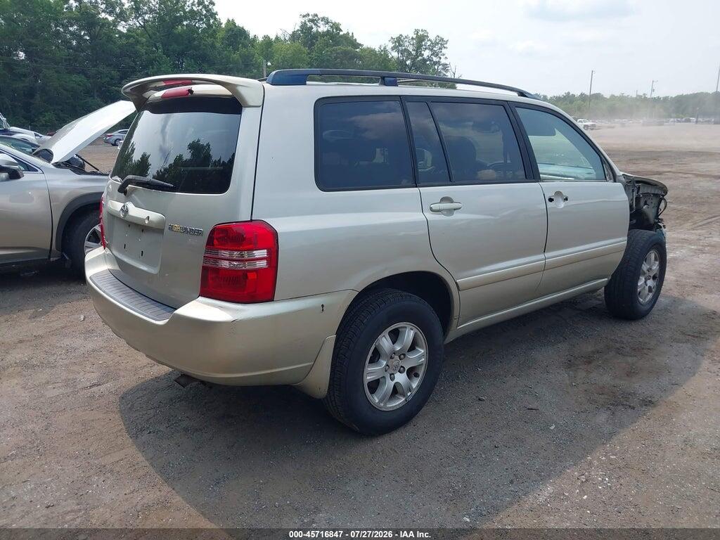 JTEHF21A720051398 2002 TOYOTA HIGHLANDER photo no. 4