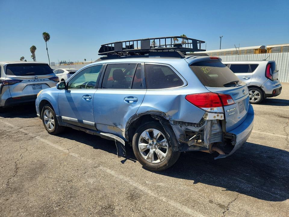 4S4BRBCC9B3436522 2011 SUBARU OUTBACK photo no. 2