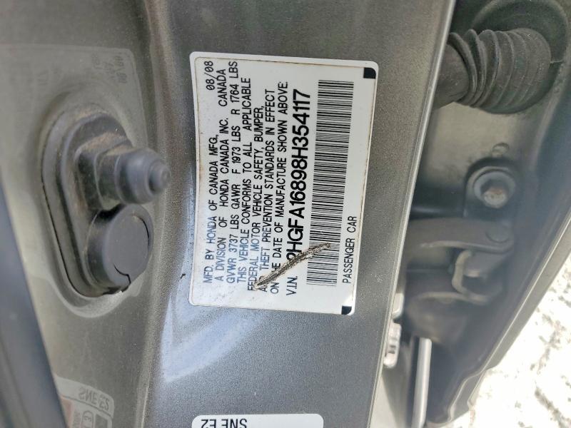 2008 HONDA CIVIC EX — Фото 13 из 13