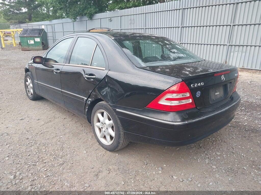 WDBRF81J74F448376 2004 MERCEDES-BENZ C 240 photo no. 3