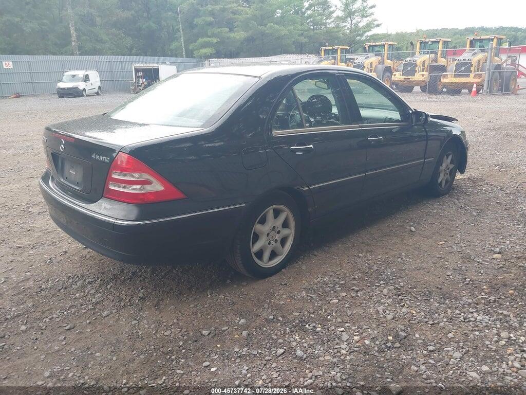 WDBRF81J74F448376 2004 MERCEDES-BENZ C 240 photo no. 4