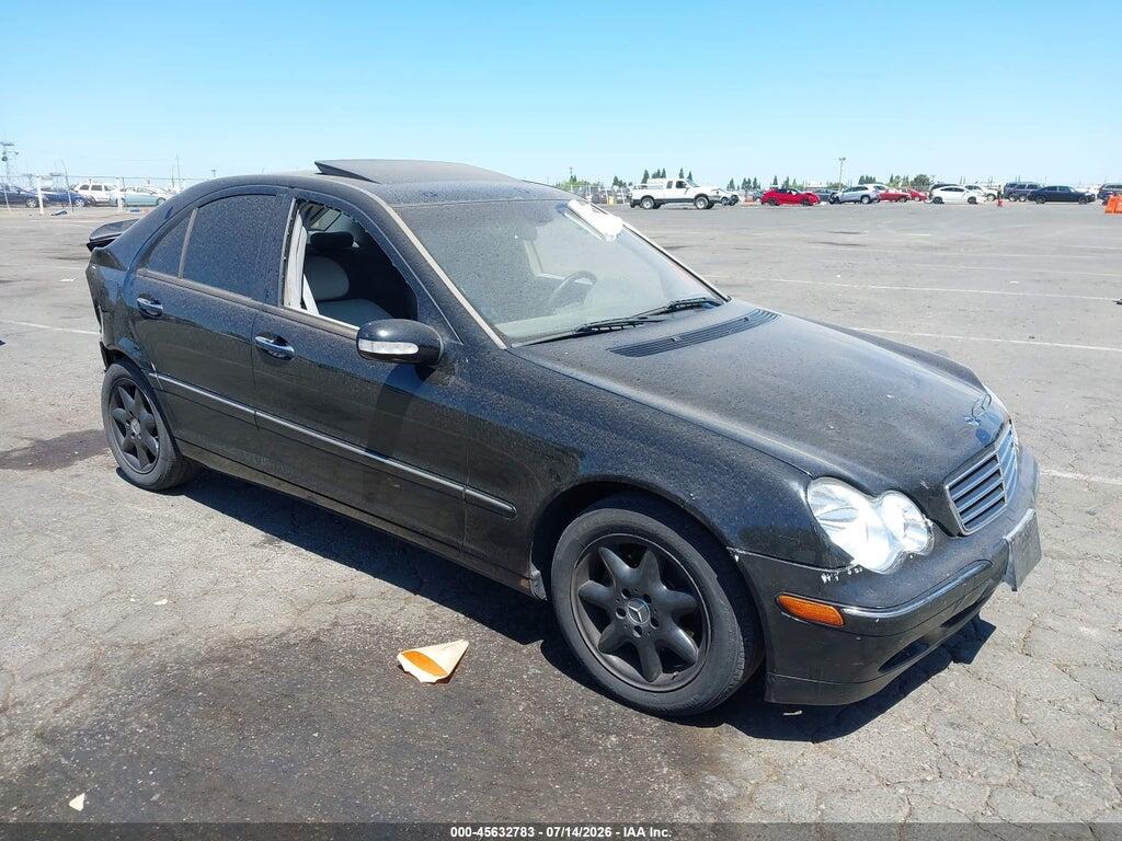 WDBRF61J24F547627 2004 MERCEDES-BENZ C 240 photo no. 1
