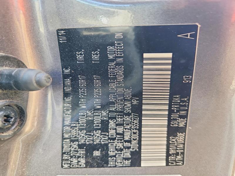 2015 TOYOTA SIENNA XLE PREMIUM 8-PASSENGER — Фото 13 из 13