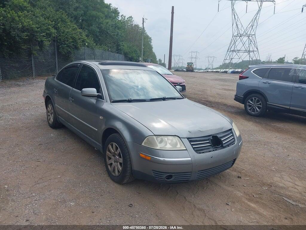 WVWPD63B02P292519 2002 VOLKSWAGEN PASSAT photo no. 1