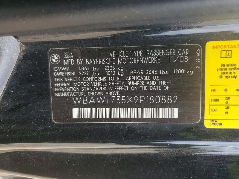2009 BMW 335 I — Фото 12 из 12