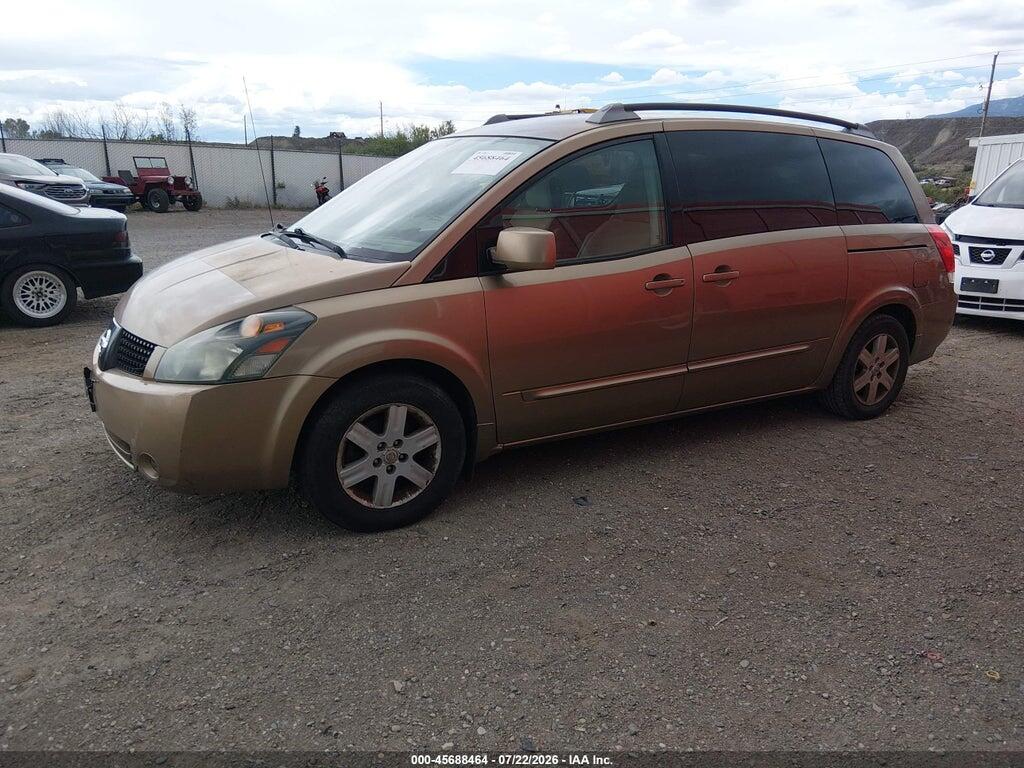 5N1BV28U54N344652 2004 NISSAN QUEST photo no. 2