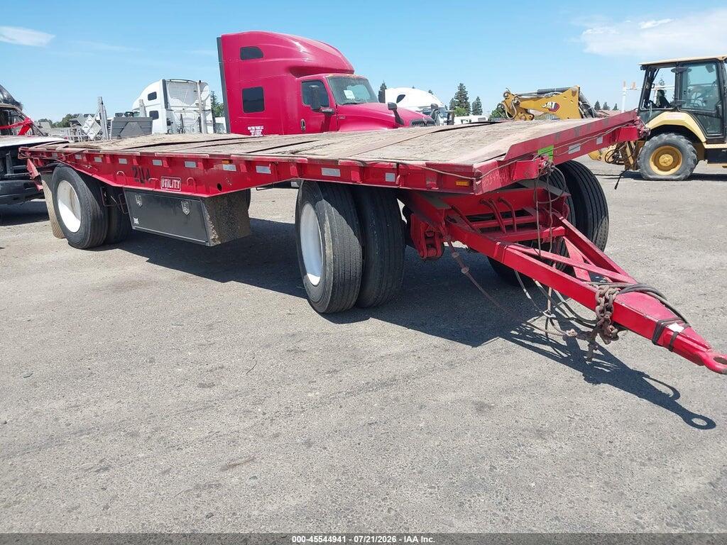 00000007L13899028 1971 UTILITY TRAILER MFG FLATBED PUP TRAILER photo no. 1