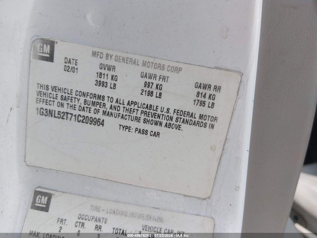 1G3NL52E84C161719 2004 OLDSMOBILE ALERO photo no. 9