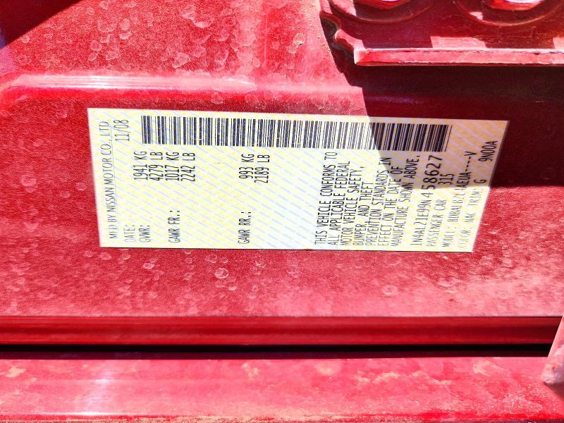 1N4AL21E99N458627 2009 NISSAN ALTIMA photo no. 12