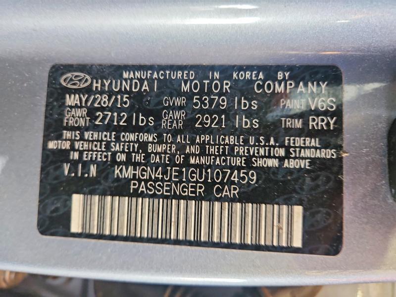 2016 HYUNDAI GENESIS 3.8L — Фото 12 из 12