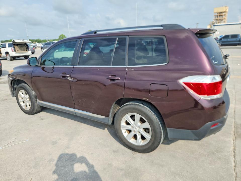 5TDZA3EH1CS020991 2012 TOYOTA HIGHLANDER photo no. 2