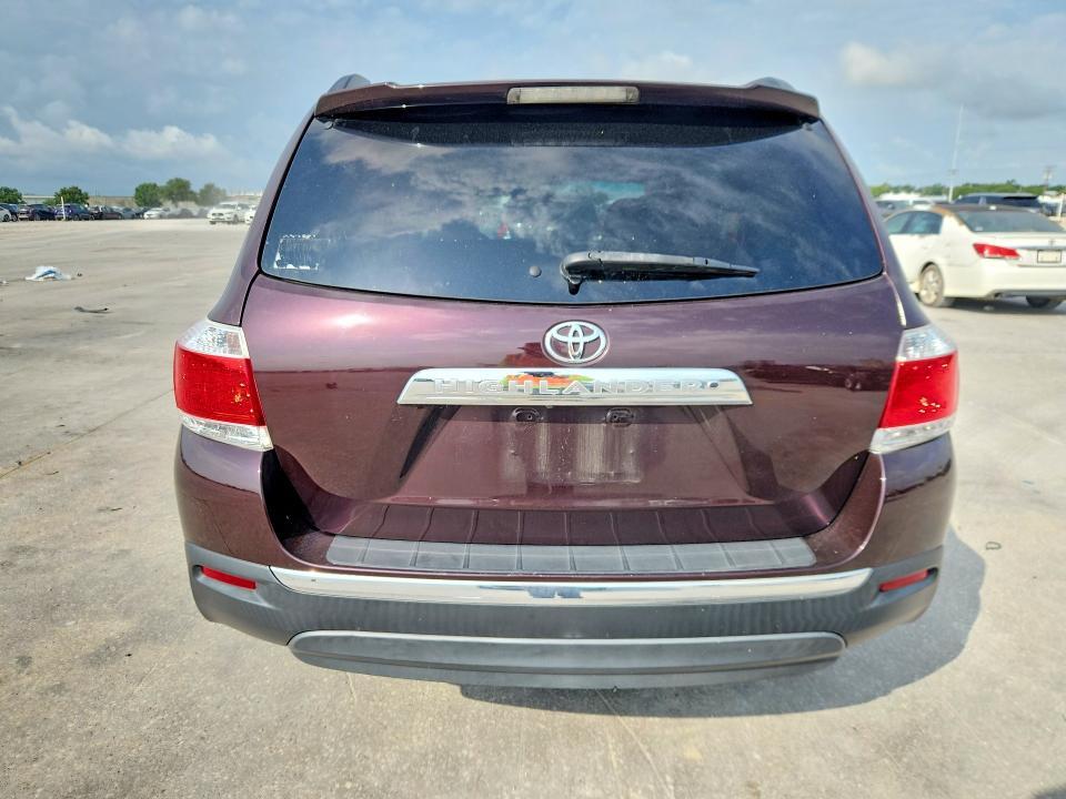 5TDZA3EH1CS020991 2012 TOYOTA HIGHLANDER photo no. 6