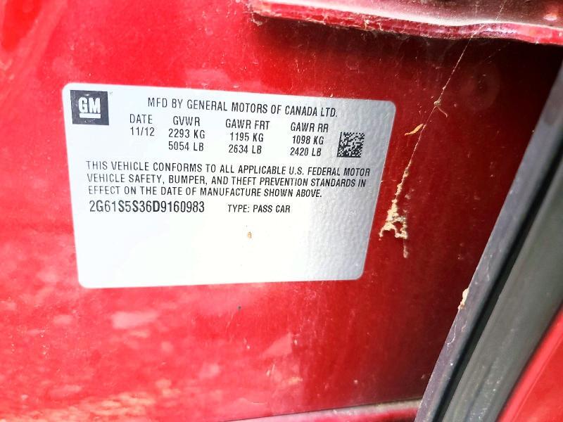 2013 CADILLAC XTS PREMIUM COLLECTION — Фото 12 из 12