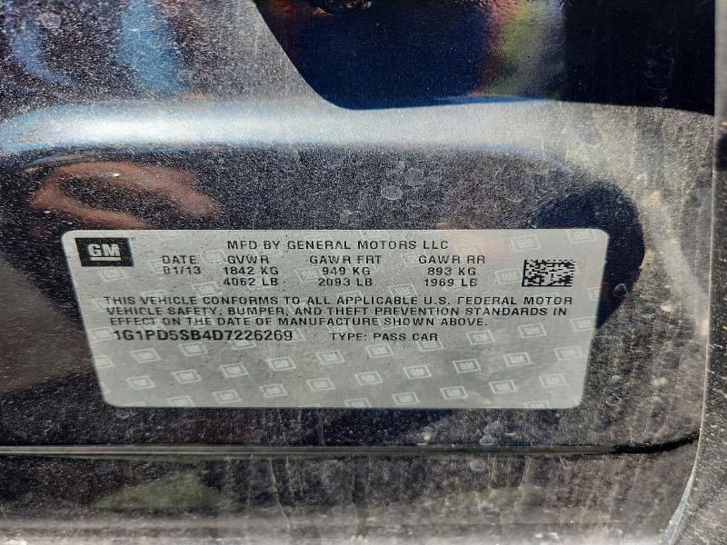 2013 CHEVROLET CRUZE LT — Фото 12 из 12