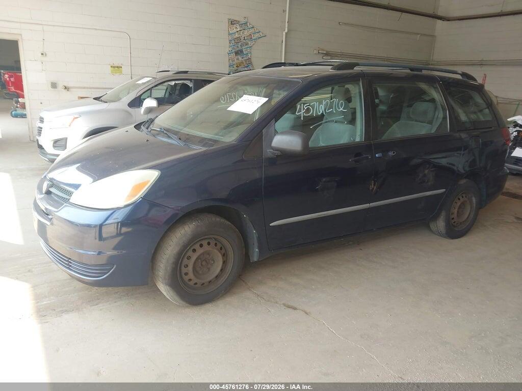 5TDZA23C64S130146 2004 TOYOTA SIENNA photo no. 2