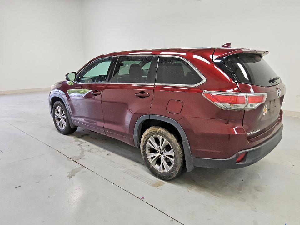 2016 TOYOTA HIGHLANDER LE PLUS — Фото 2 из 12