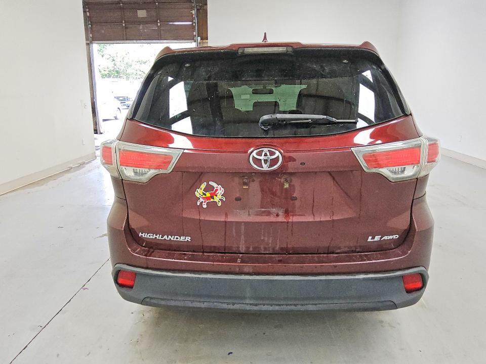 2016 TOYOTA HIGHLANDER LE PLUS — Фото 6 из 12