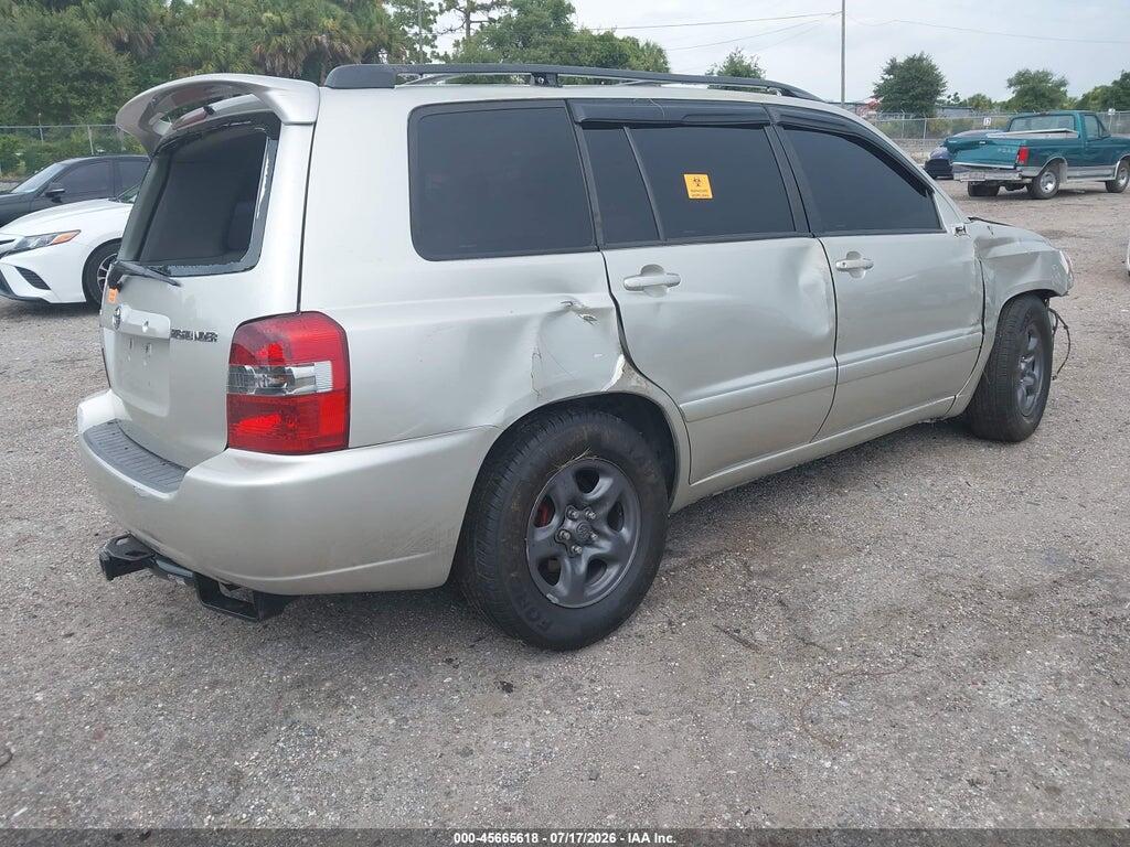 JTEGD21A440089322 2004 TOYOTA HIGHLANDER photo no. 4