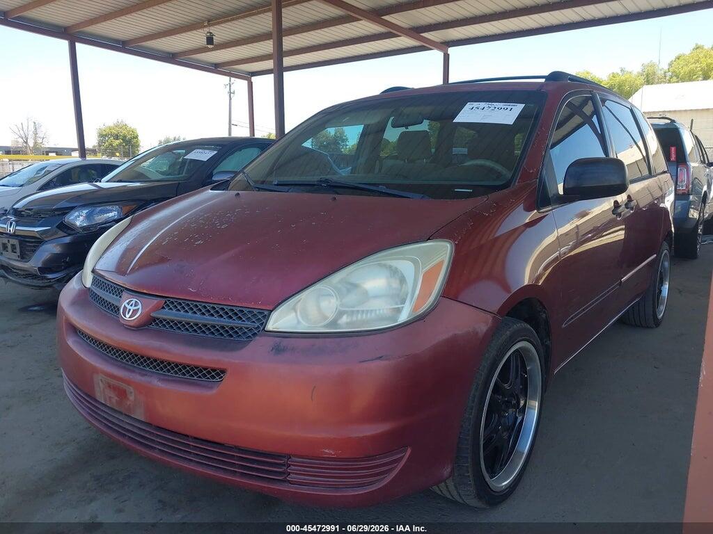 5TDZA23C84S034356 2004 TOYOTA SIENNA photo no. 2