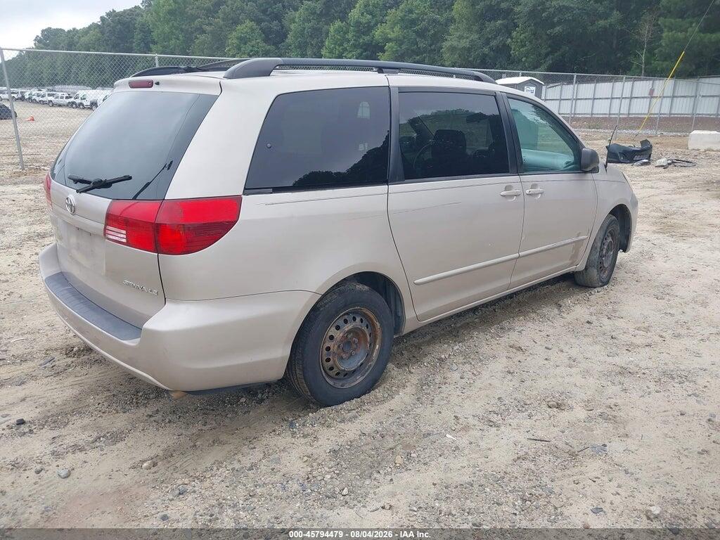5TDZA23C34S163802 2004 TOYOTA SIENNA photo no. 4